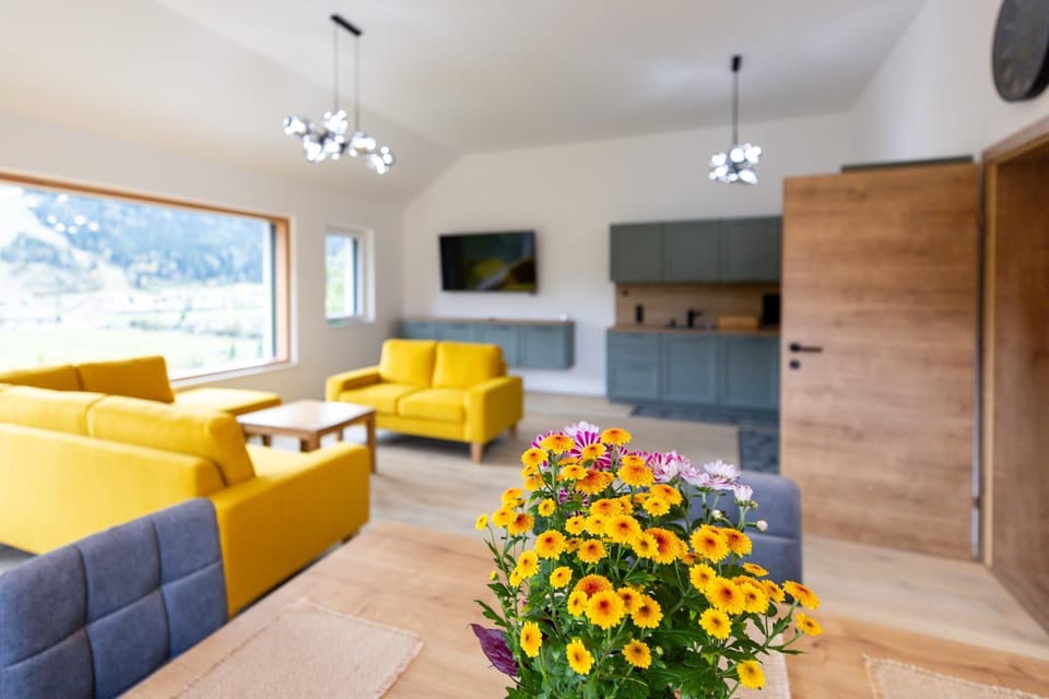 Kitchen or kitchenette, Living room
