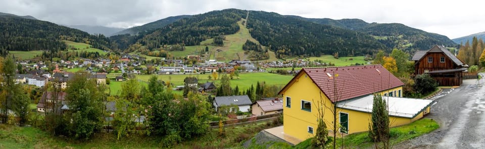 Property building, Neighbourhood, Bird's eye view, Mountain view