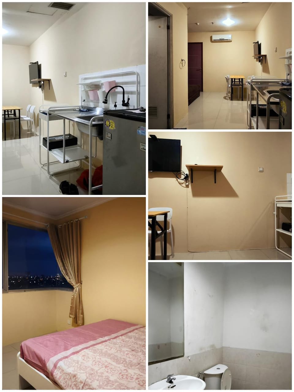 Bed, Kitchen or kitchenette, Photo of the whole room, Bedroom