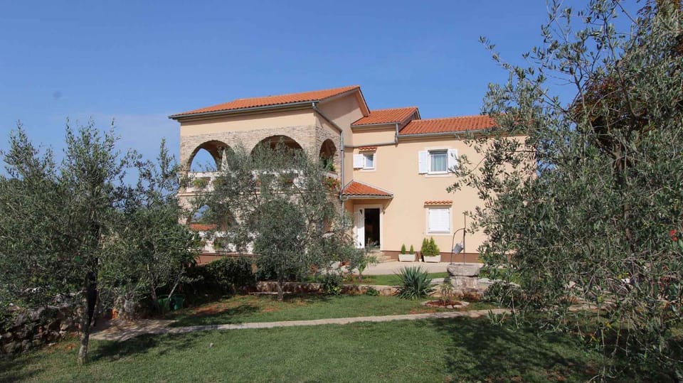 Property building, Summer, Garden