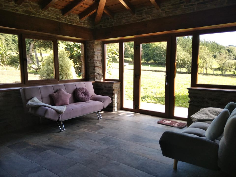 Day, Garden, Living room, Garden view