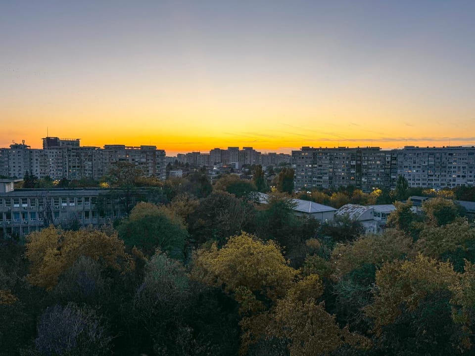 Natural landscape, Sunset