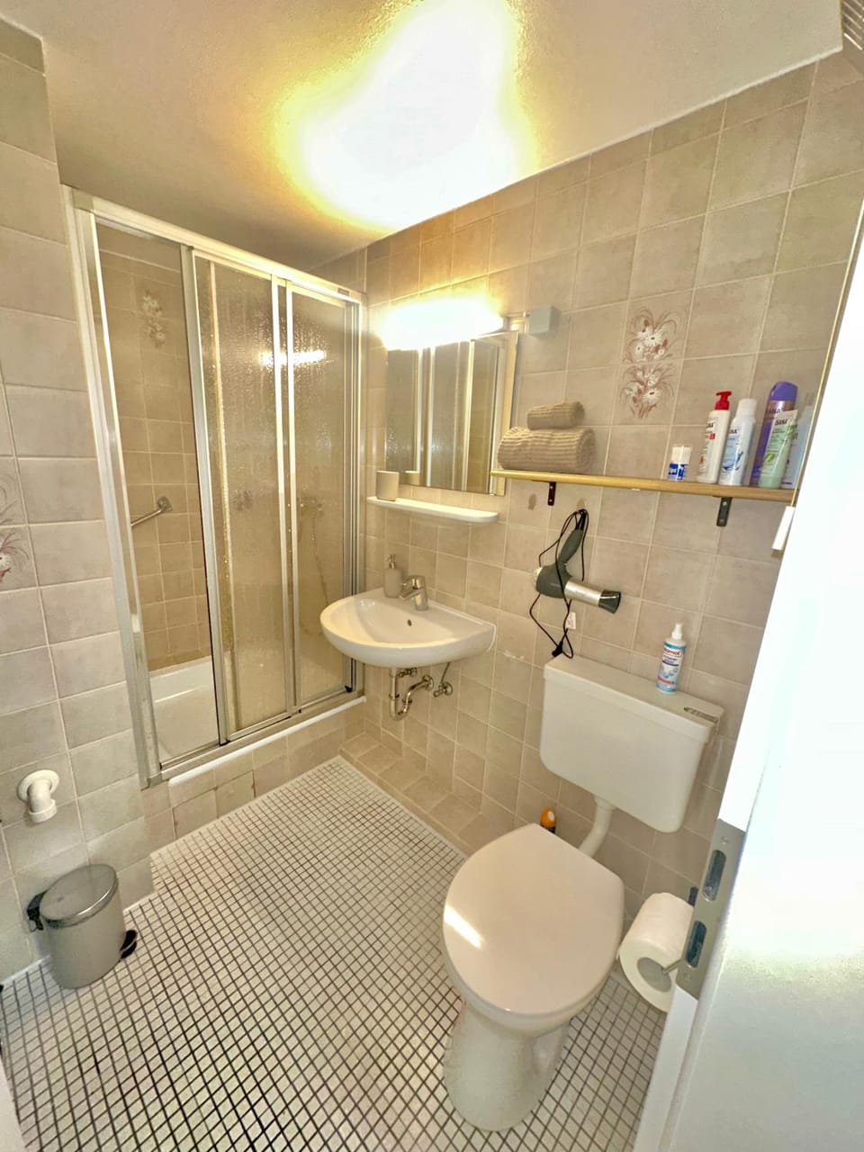 Shower, Toilet, Bathroom, towels