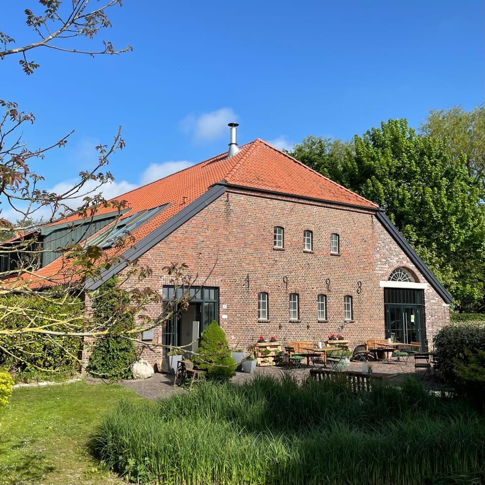 Property building, Spring, Day, Garden