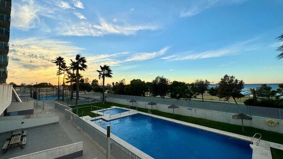 Day, Natural landscape, Pool view, Pool view, Sea view, Swimming pool, Sunset