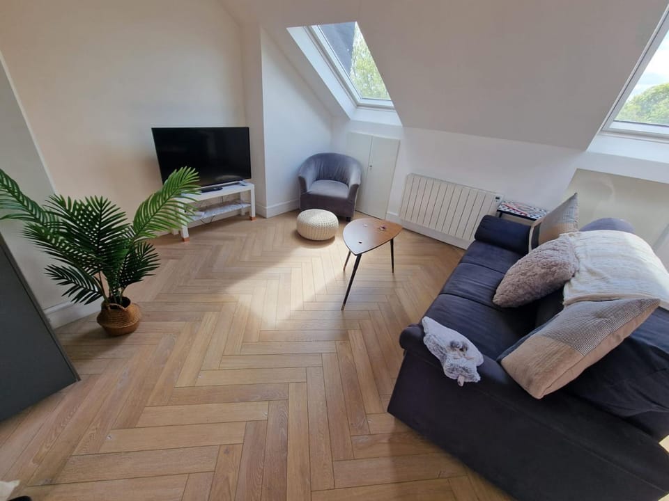 Loft apartment with skyline views of Canary Wharf Apartment in London Borough of Lewisham