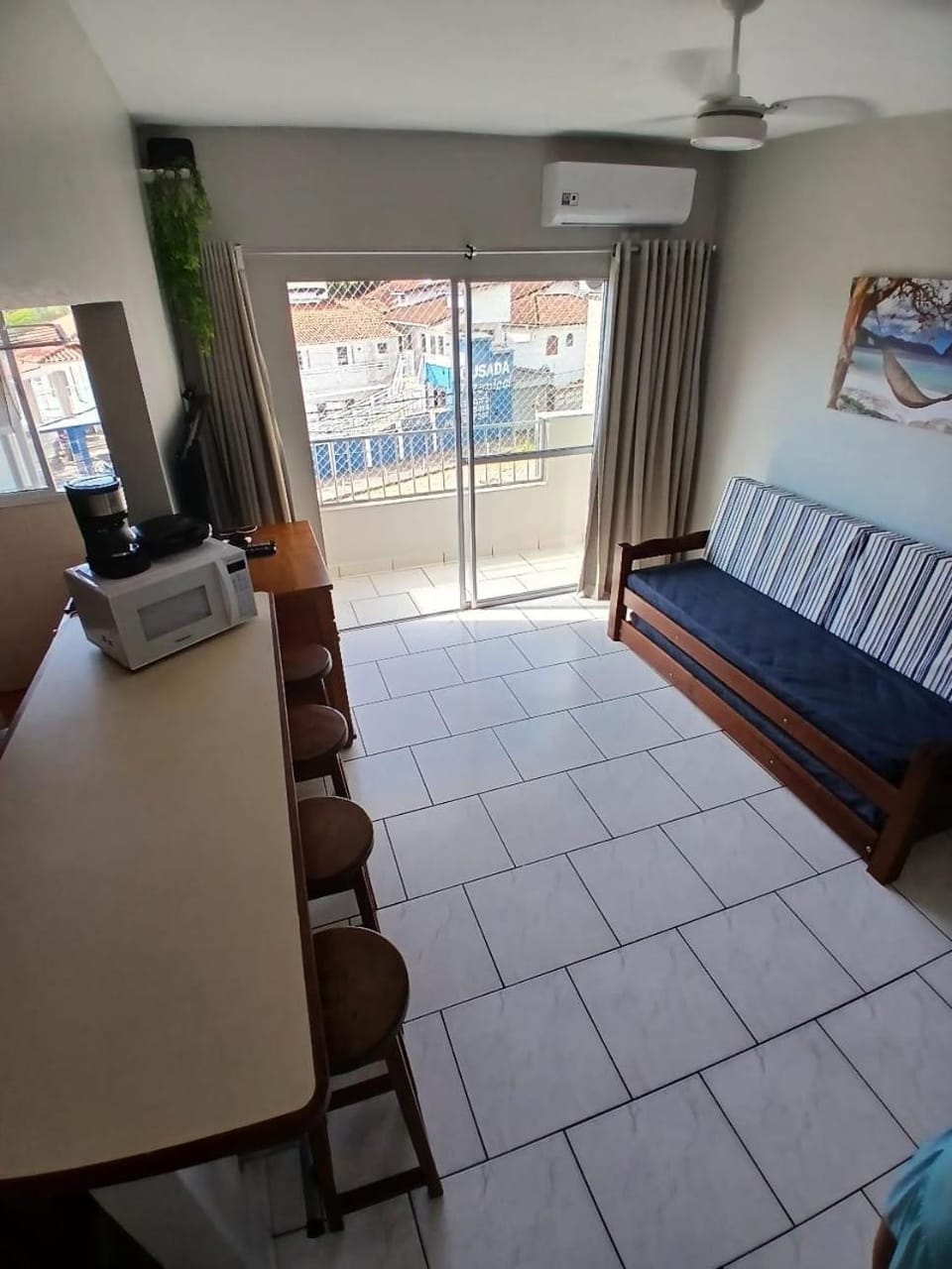 Communal lounge/ TV room, View (from property/room), Balcony/Terrace, Living room, Dining area, microwave, air conditioner
