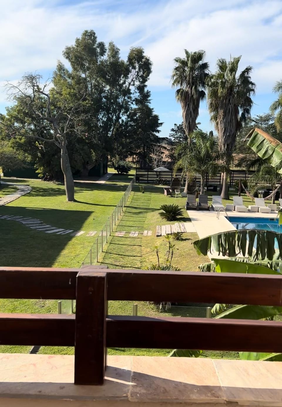 Natural landscape, Garden view, Pool view