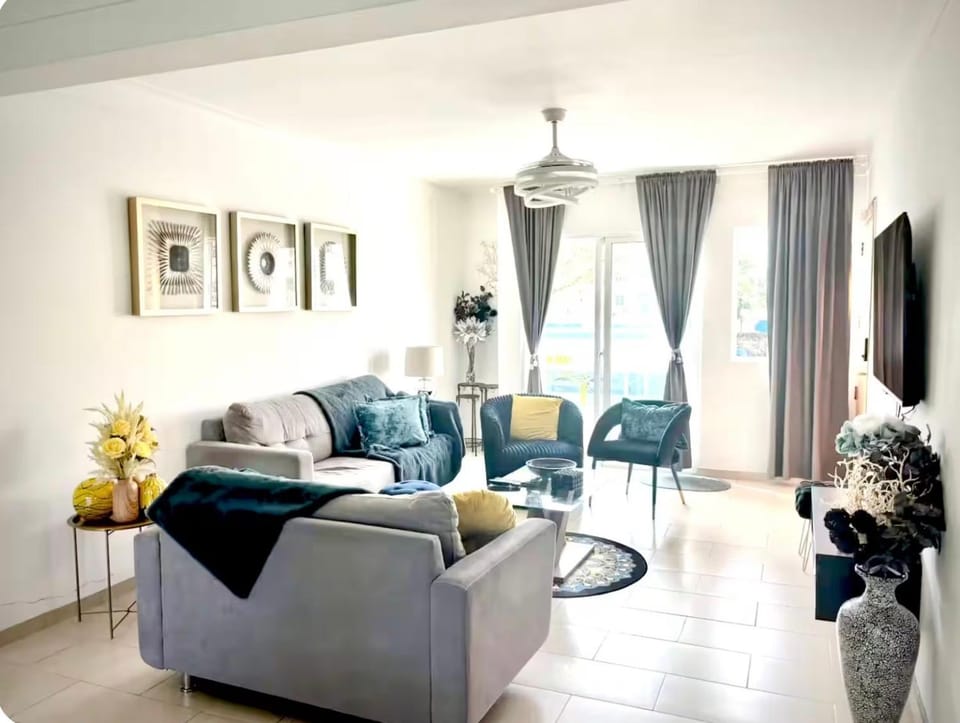 Magnifique appartement de luxe à Juan Dolio 6 voyageurs 2 chambres 3 grand lit 2 salle de bains 2 salons Apartment in Juan Dolio