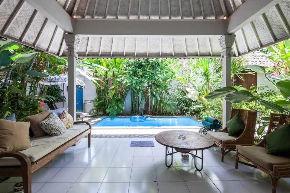 Patio, Garden view, Pool view