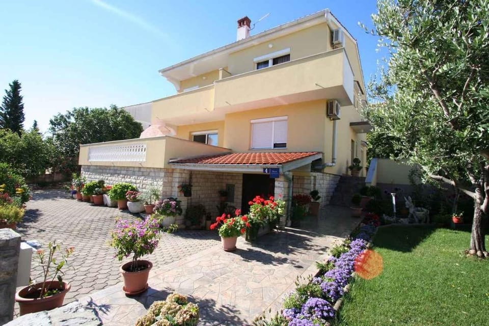Property building, Summer, Garden