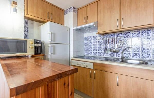Kitchen or kitchenette, stove, toaster
