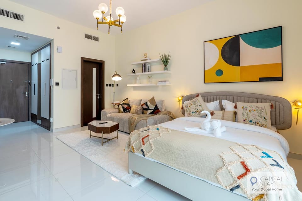Bed, Living room