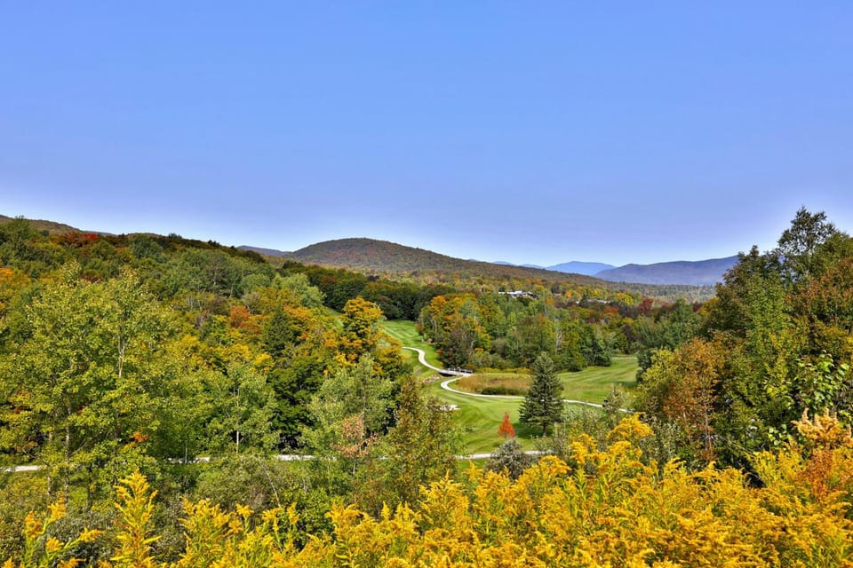 Golfcourse, Mountain view