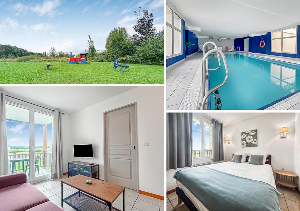 Communal lounge/ TV room, Bed, Natural landscape, TV and multimedia, Photo of the whole room, Bedroom, Swimming pool