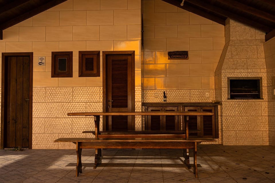 Property building, BBQ facilities, Dining area