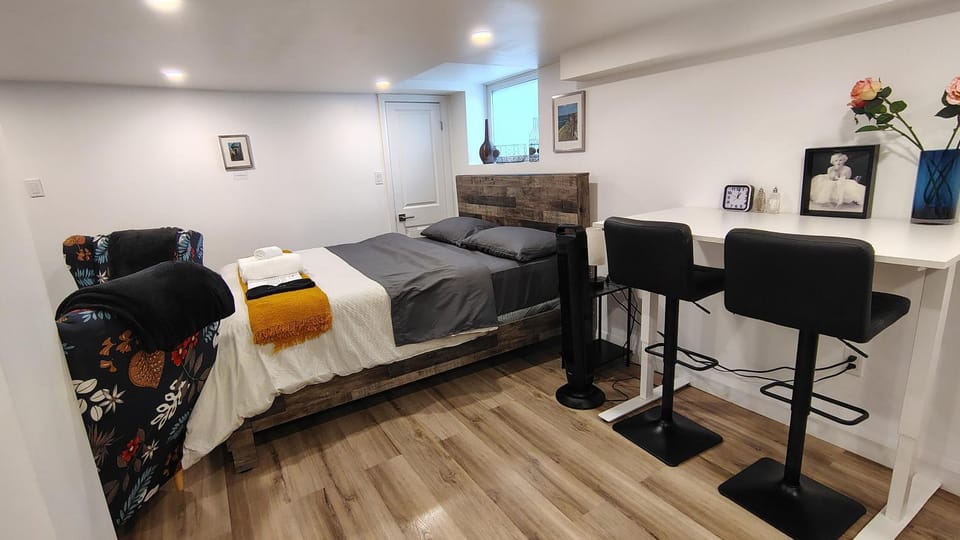 Pvt Studio Near Waterloo Airport & Minutes to Downtown Basement unit No Pet Allowed Apartment in Kitchener