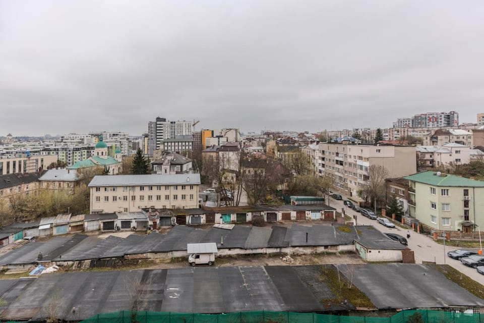 Property building, Neighbourhood, Bird's eye view, Parking