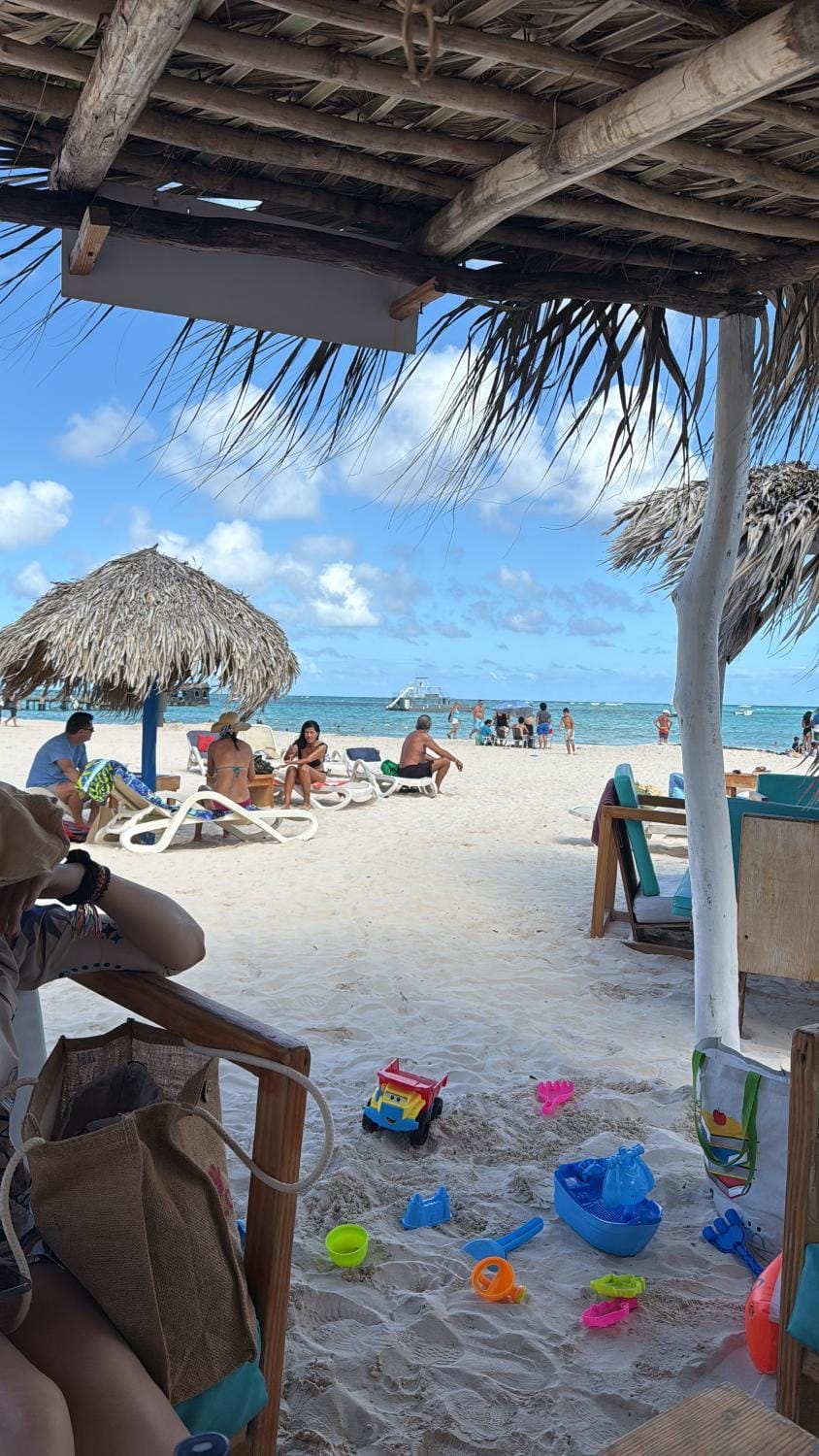 Communal lounge/ TV room, Day, People, Natural landscape, Beach, Evening entertainment, Sea view, group of guests, sunbed