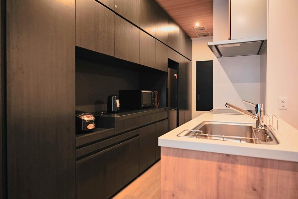 Kitchen or kitchenette, kitchen