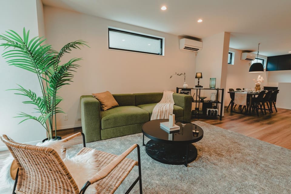 Living room, air conditioner
