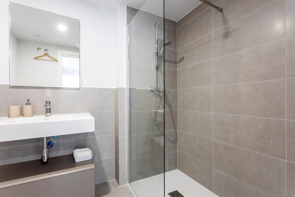 Bathroom, Living room