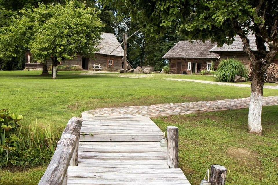 An authentic granary House in Lithuania
