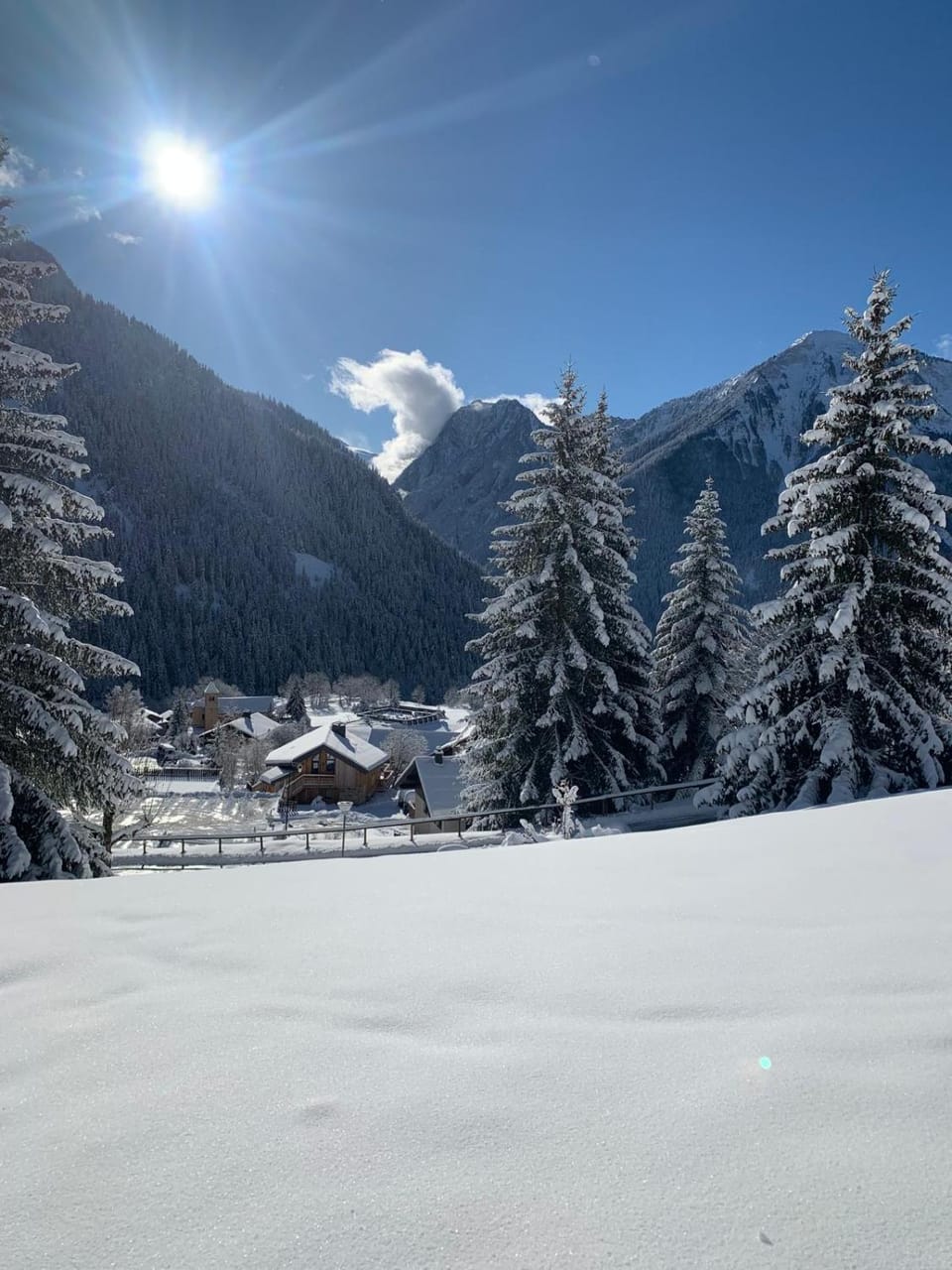 Studio 4 p avec terrasse proche remontée mécanique Apartment in Champagny-en-Vanoise