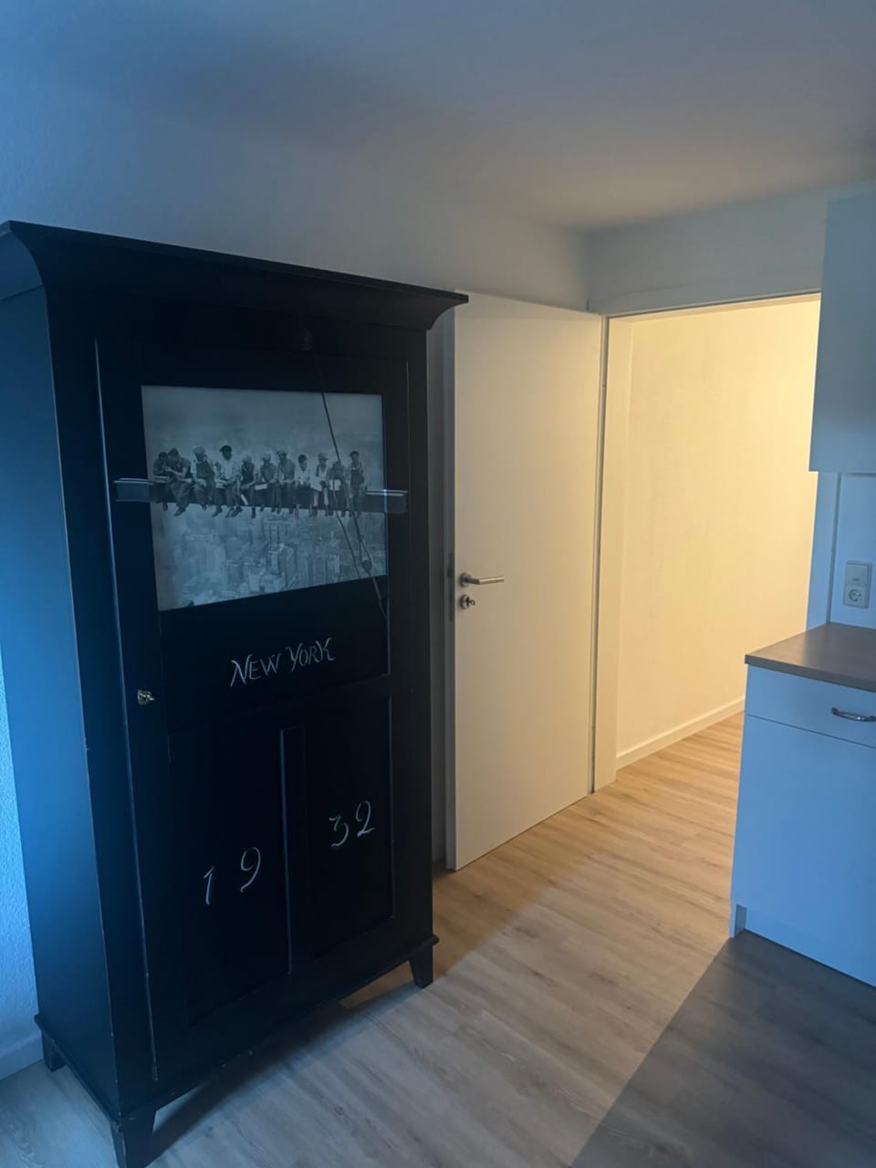 Kitchen or kitchenette, wardrobe