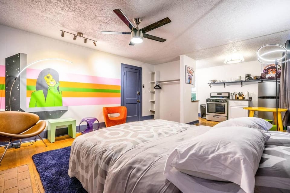 Mural studio-near Plaza District Apartment in Oklahoma City