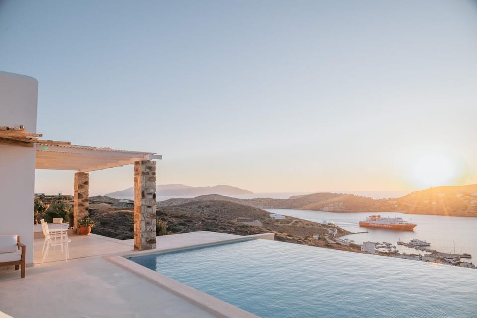 Sea view, Swimming pool, Sunset