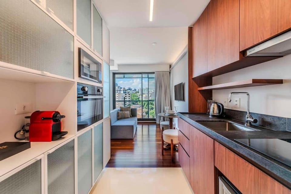 Studio in Pinheiros with Pool & Coworking House in Sao Paulo City