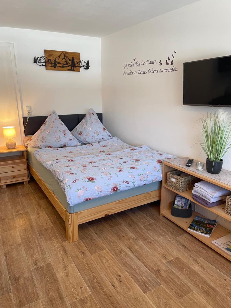 Bed, TV and multimedia, Photo of the whole room, Bedroom