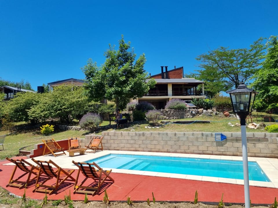 Property building, Spring, Day, Garden, Garden view, Pool view, Swimming pool, sunbed