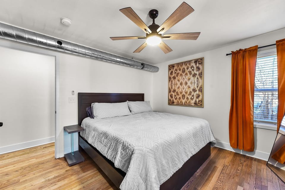 Retro Glam: Colorful Mid-Century Haven Apt 2 House in Omaha