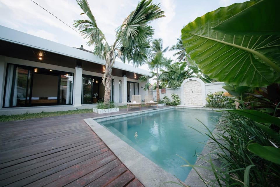 Property building, Day, Garden, Garden view, Pool view, Swimming pool