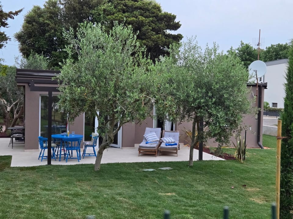 Spring, Garden, Garden, Balcony/Terrace, sunbed