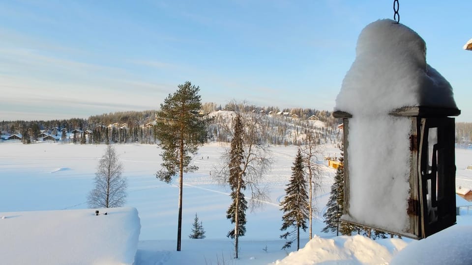 Day, Natural landscape, Winter, Lake view