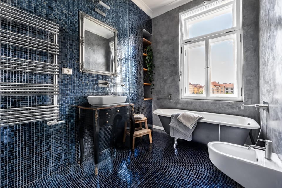 Shower, Bathroom, Bath, towels