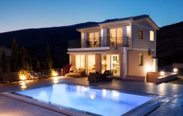 Kanfis villa with panoramic view Apartment in Peloponnese, Western Greece and the Ionian