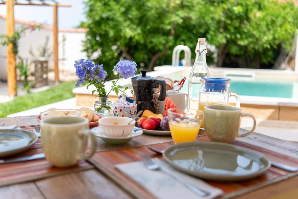 Pool view, Swimming pool, Breakfast