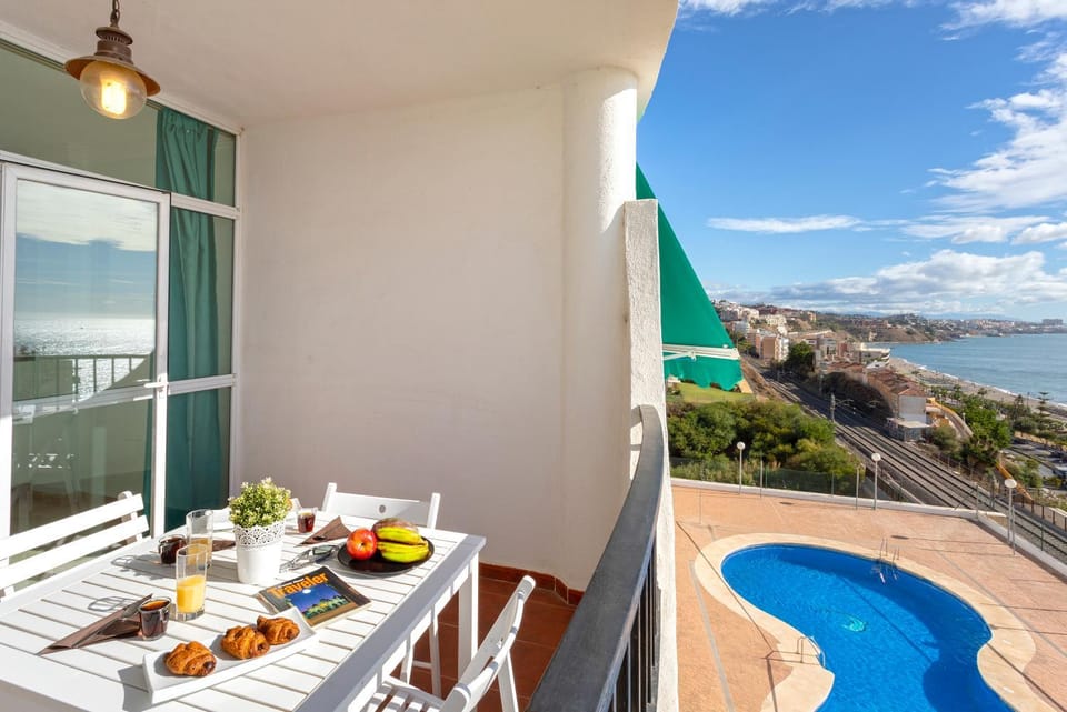 Day, Natural landscape, Balcony/Terrace, Pool view, Sea view, Swimming pool