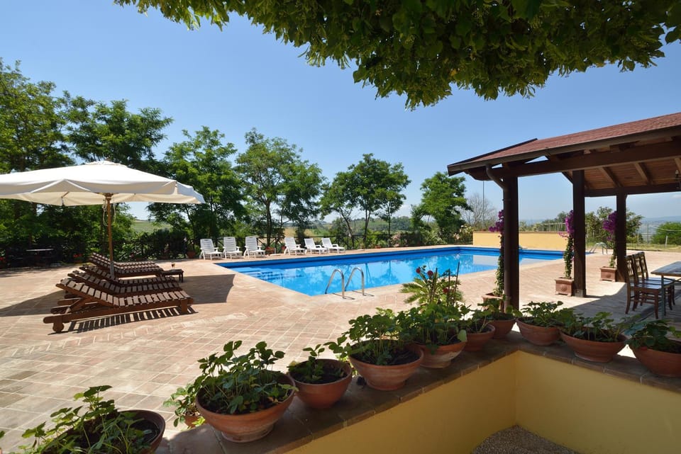 Bird's eye view, Pool view