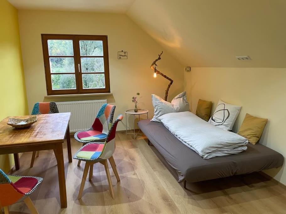 Seating area, Dining area, Bedroom