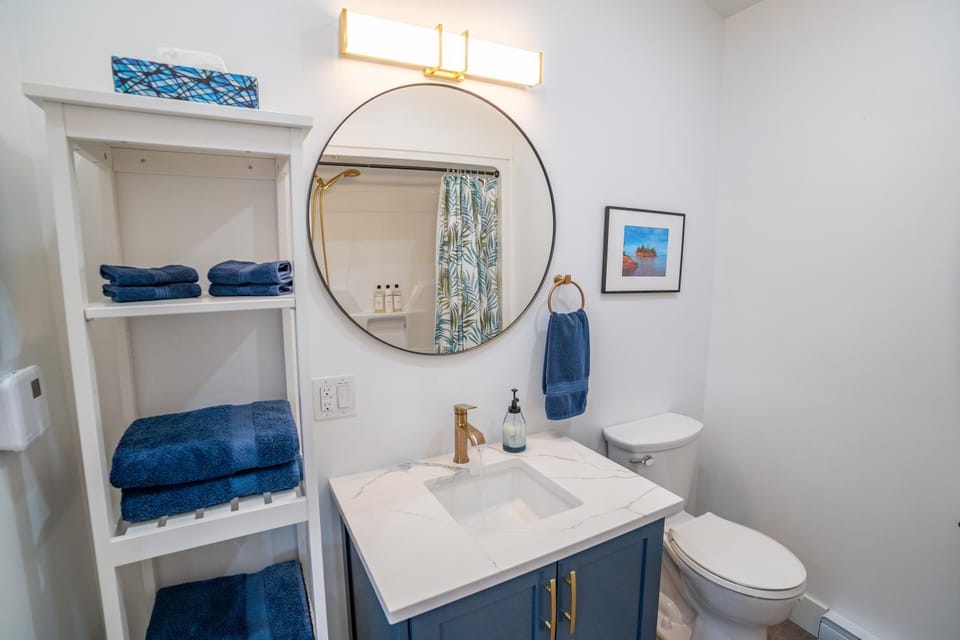 Toilet, Bathroom, towels