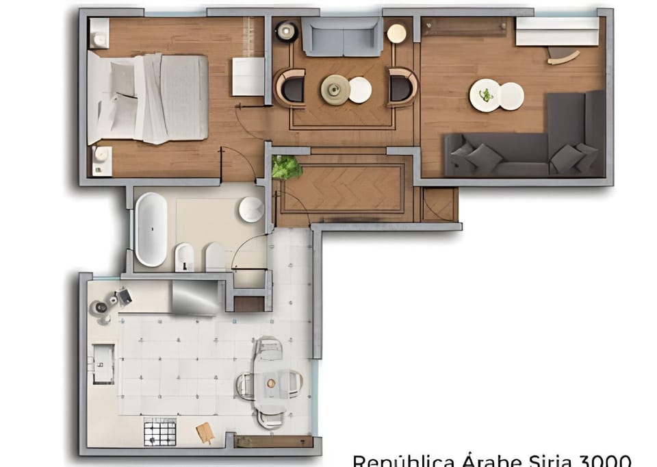 Charming 2BR French-style in Palermo Near Parks Apartment in Buenos Aires