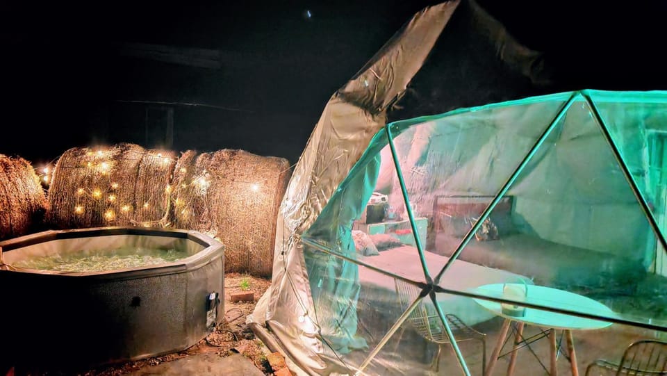 Star Dome 5 - Hot tub projector firepit Apartment in West Lindsey District
