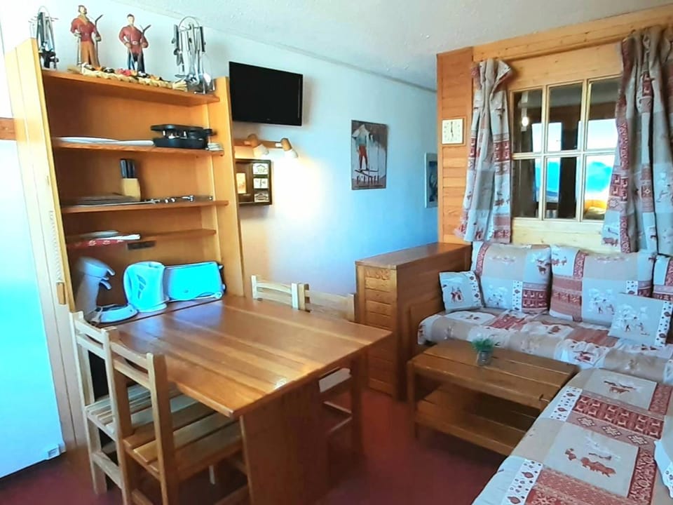Studio cabine confortable à La Plagne, 4 pers. - FR-1-351-223 Cabin in Mâcot-la-Plagne