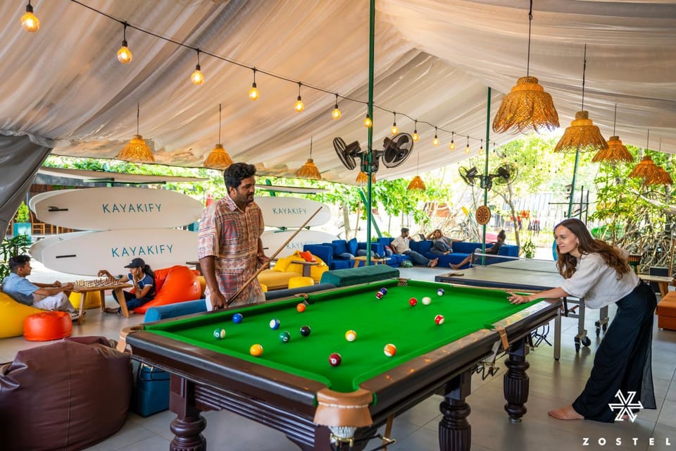 Billiard, Game Room, group of guests