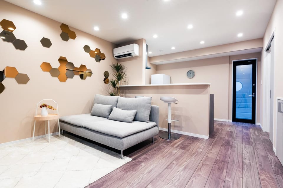Living room, air conditioner